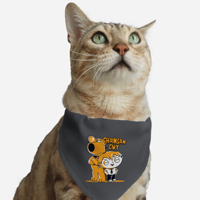 Chainsaw Guy-cat adjustable pet collar-estudiofitas