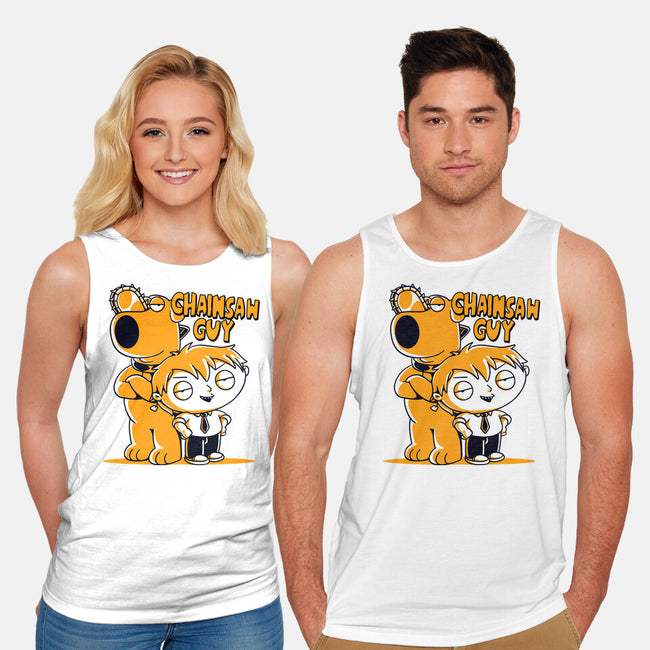 Chainsaw Guy-unisex basic tank-estudiofitas