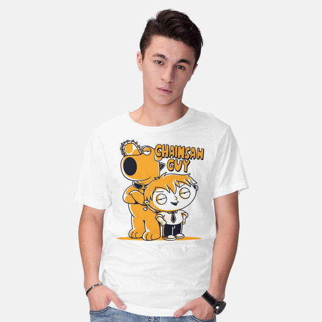 Chainsaw Guy-mens basic tee-estudiofitas