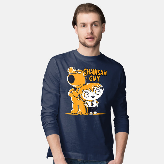 Chainsaw Guy-mens long sleeved tee-estudiofitas