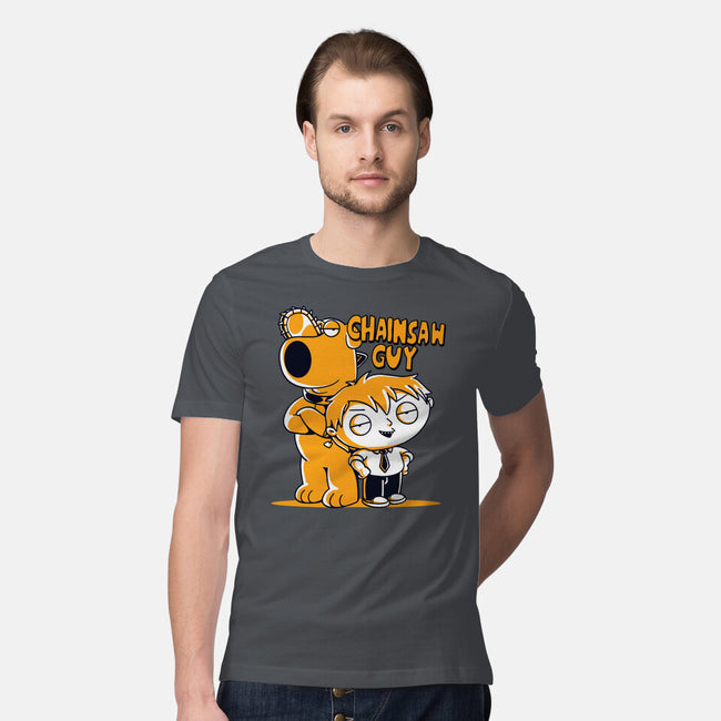 Chainsaw Guy-mens premium tee-estudiofitas