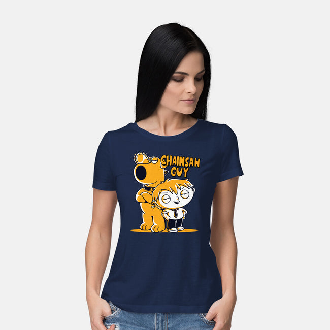 Chainsaw Guy-womens basic tee-estudiofitas