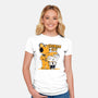 Chainsaw Guy-womens fitted tee-estudiofitas