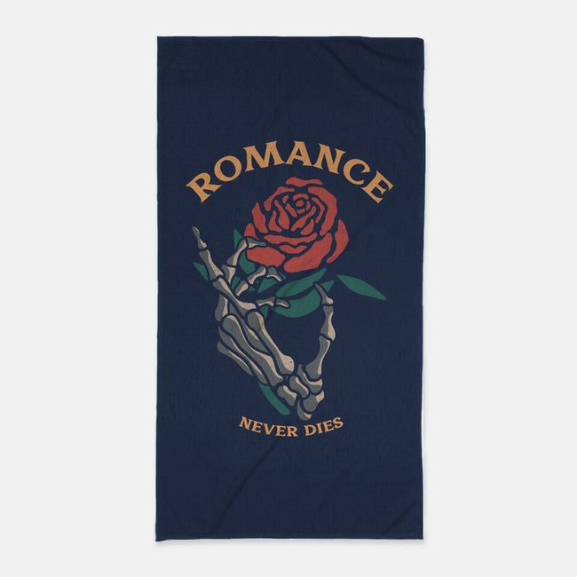 Romance Never Dies-none beach towel-fanfreak1