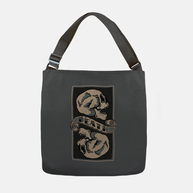 Death Comes For All-none adjustable tote bag-fanfreak1