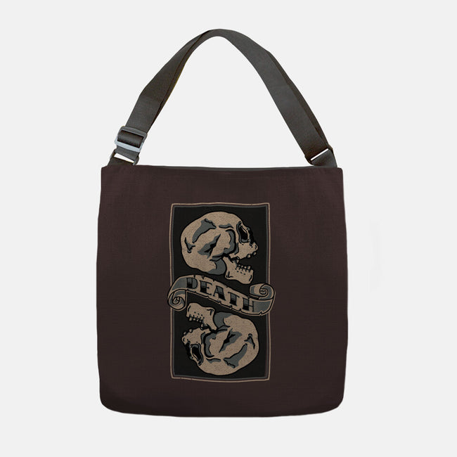 Death Comes For All-none adjustable tote bag-fanfreak1
