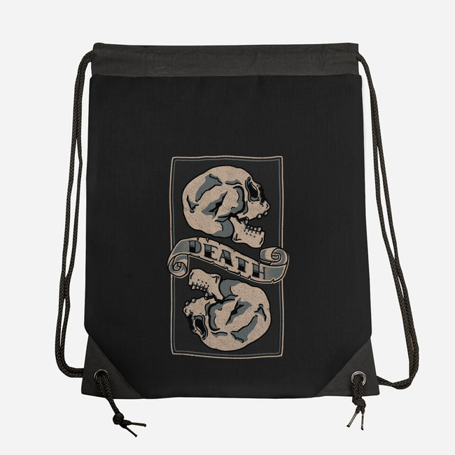 Death Comes For All-none drawstring bag-fanfreak1