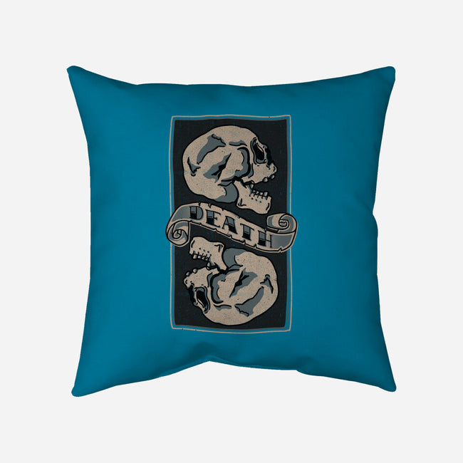 Death Comes For All-none removable cover throw pillow-fanfreak1