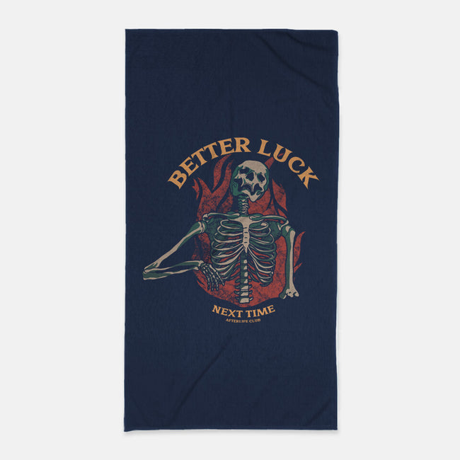 Better Luck Next Time-none beach towel-fanfreak1