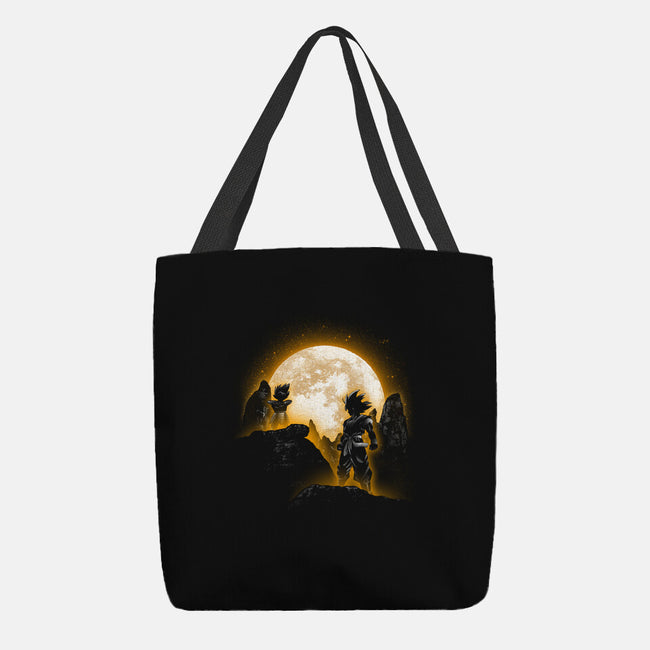 Moonlight Battle-none basic tote bag-fanfreak1