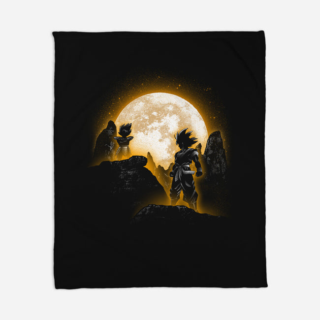 Moonlight Battle-none fleece blanket-fanfreak1