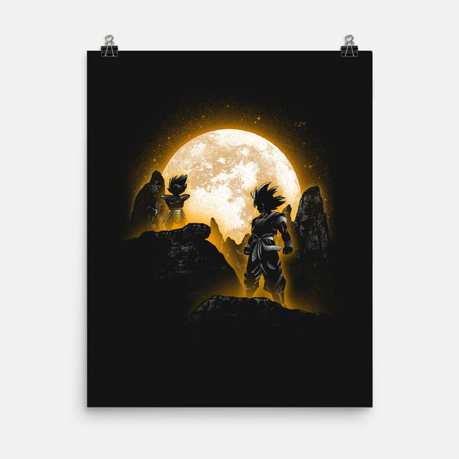 Moonlight Battle-none matte poster-fanfreak1