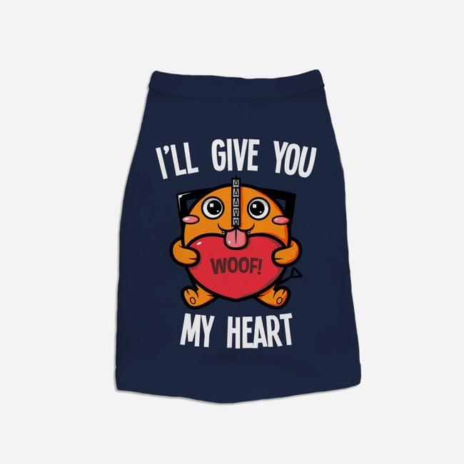 I'll Give You My Heart-dog basic pet tank-krisren28