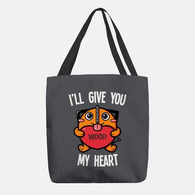 I'll Give You My Heart-none basic tote bag-krisren28
