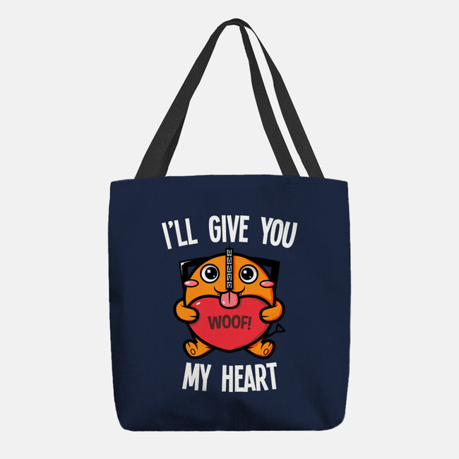 I'll Give You My Heart-none basic tote bag-krisren28