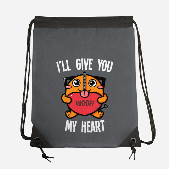 I'll Give You My Heart-none drawstring bag-krisren28