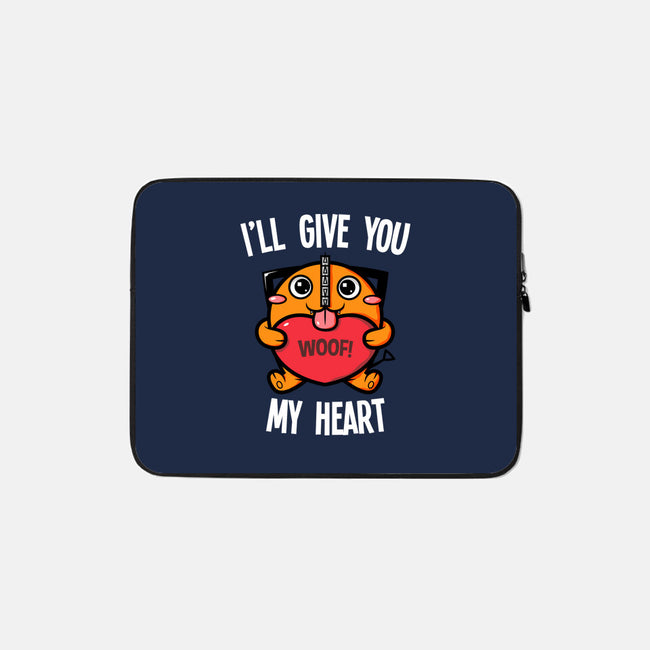 I'll Give You My Heart-none zippered laptop sleeve-krisren28