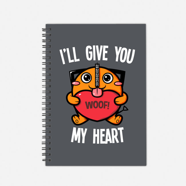 I'll Give You My Heart-none dot grid notebook-krisren28