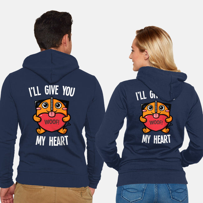 I'll Give You My Heart-unisex zip-up sweatshirt-krisren28