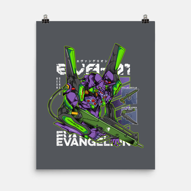 Eva-01 Test Type-none matte poster-hirolabs