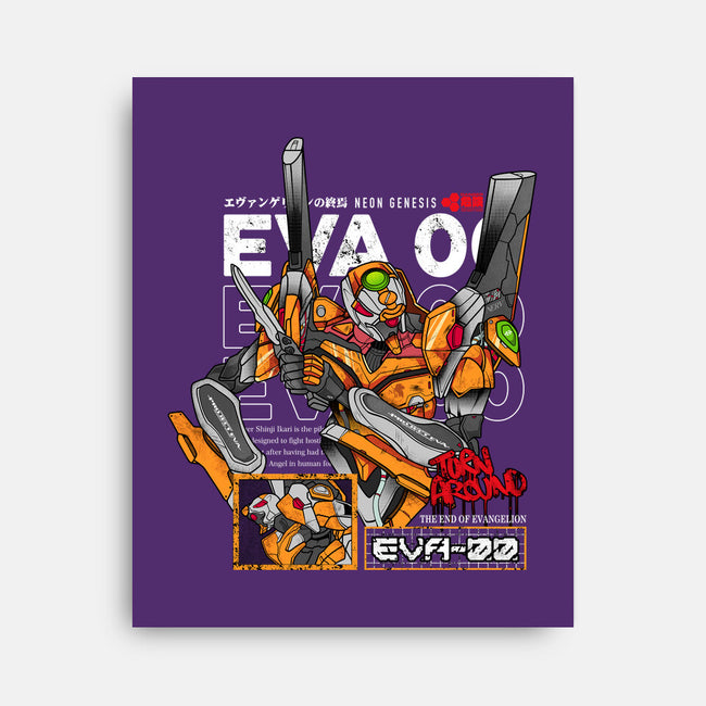 Evangelion Unit-00-none stretched canvas-hirolabs