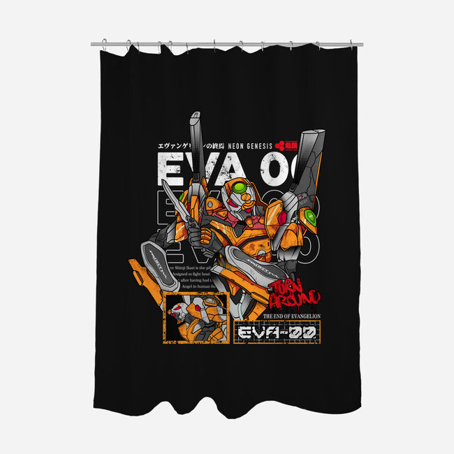 Evangelion Unit-00-none polyester shower curtain-hirolabs