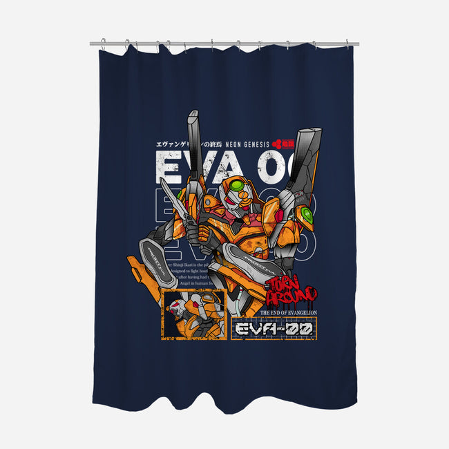 Evangelion Unit-00-none polyester shower curtain-hirolabs