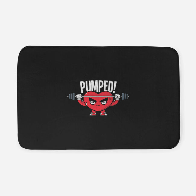 Pumped Heart-none memory foam bath mat-krisren28