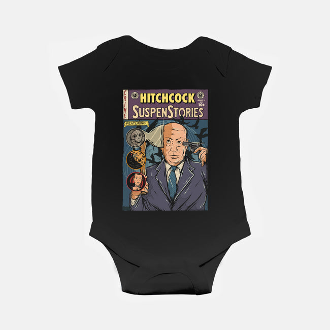 Tales Of Hitchcock-baby basic onesie-Green Devil