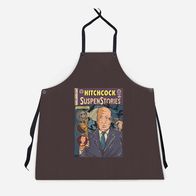 Tales Of Hitchcock-unisex kitchen apron-Green Devil