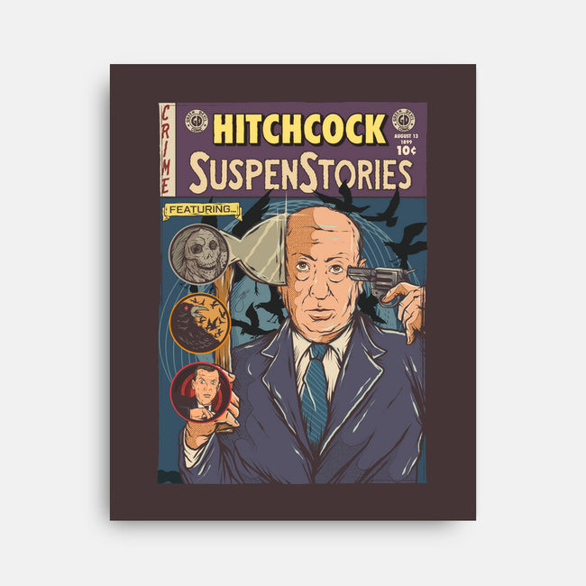 Tales Of Hitchcock-none stretched canvas-Green Devil