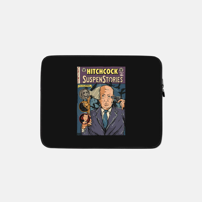 Tales Of Hitchcock-none zippered laptop sleeve-Green Devil