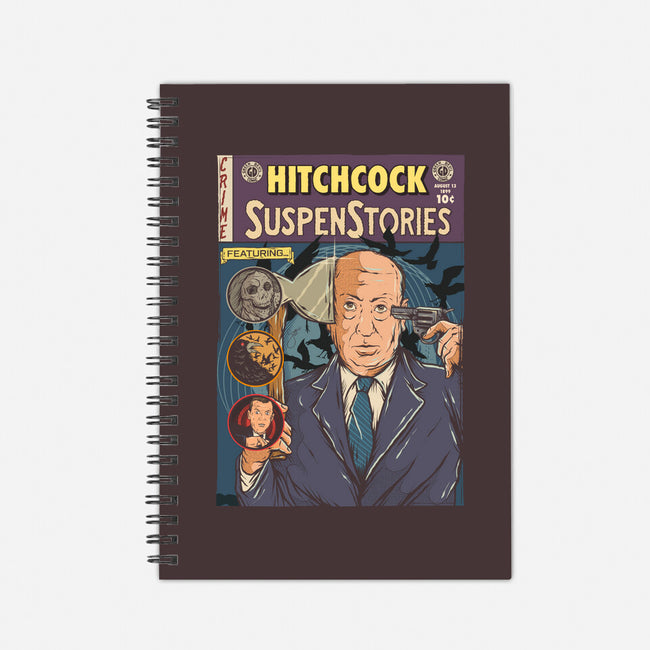 Tales Of Hitchcock-none dot grid notebook-Green Devil