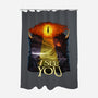 He Sees You-none polyester shower curtain-daobiwan
