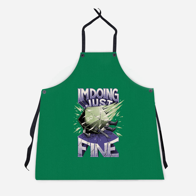 Doing Fine-unisex kitchen apron-The Inked Smith