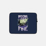 Doing Fine-none zippered laptop sleeve-The Inked Smith