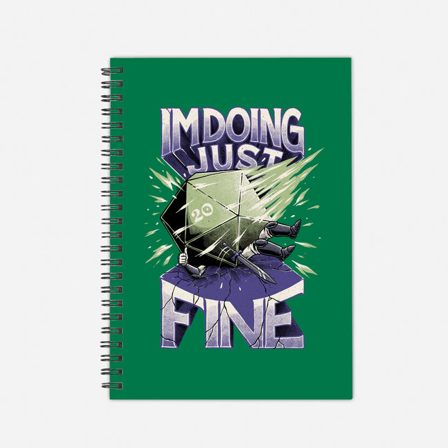 Doing Fine-none dot grid notebook-The Inked Smith