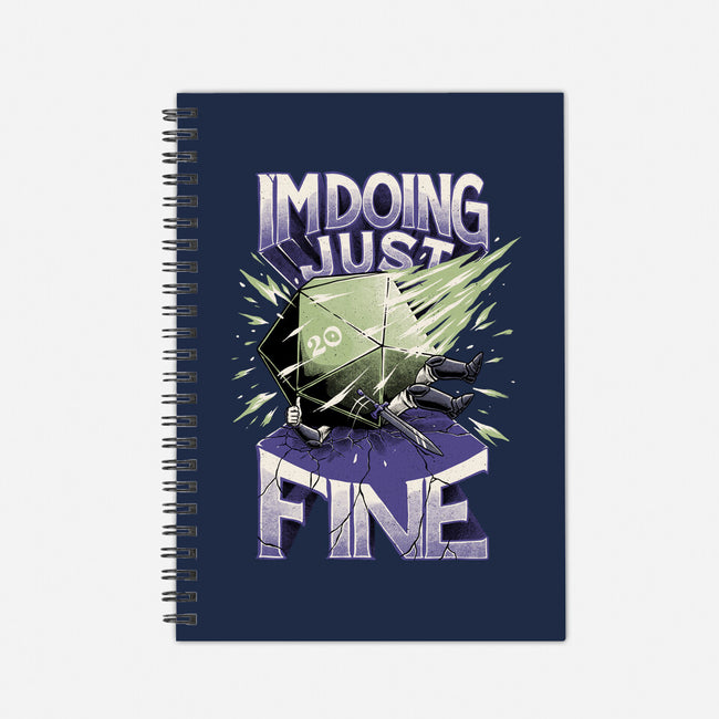 Doing Fine-none dot grid notebook-The Inked Smith