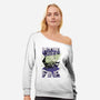 Doing Fine-womens off shoulder sweatshirt-The Inked Smith