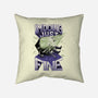 Doing Fine-none removable cover throw pillow-The Inked Smith