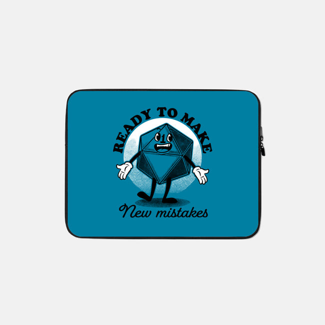 New Mistakes-none zippered laptop sleeve-The Inked Smith
