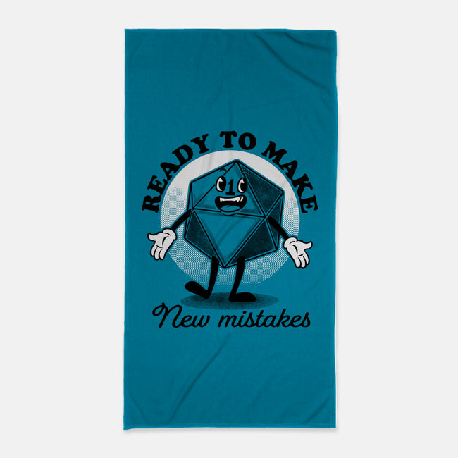 New Mistakes-none beach towel-The Inked Smith