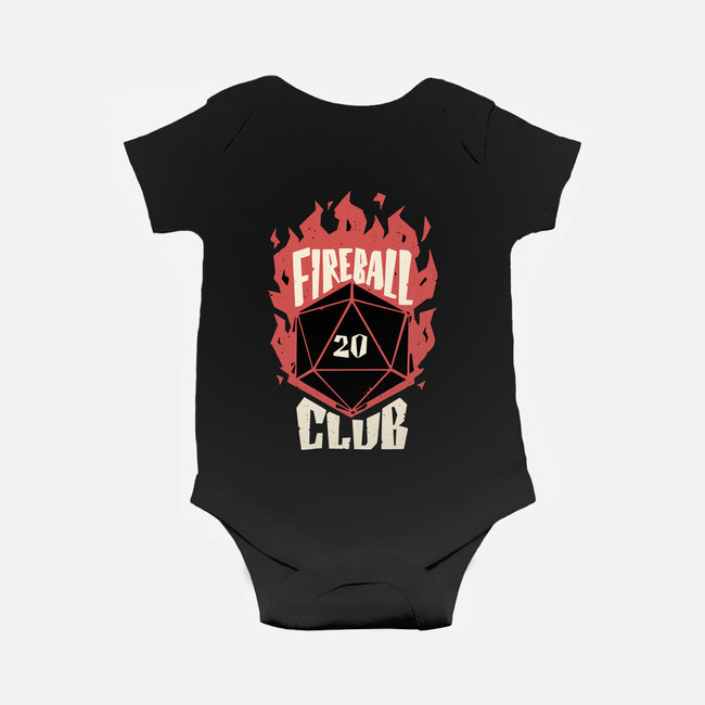 Fireball Club-baby basic onesie-The Inked Smith