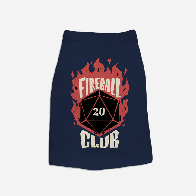 Fireball Club-dog basic pet tank-The Inked Smith