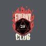 Fireball Club-none removable cover throw pillow-The Inked Smith