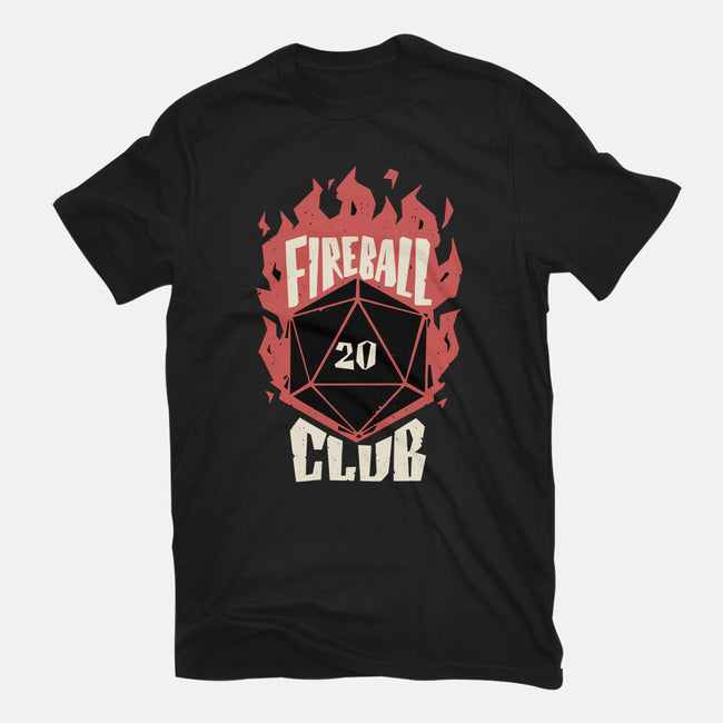 Fireball Club-mens heavyweight tee-The Inked Smith