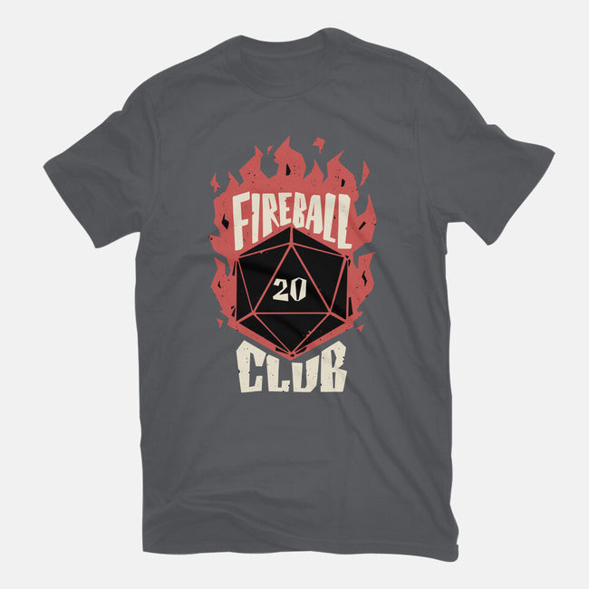 Fireball Club-mens heavyweight tee-The Inked Smith