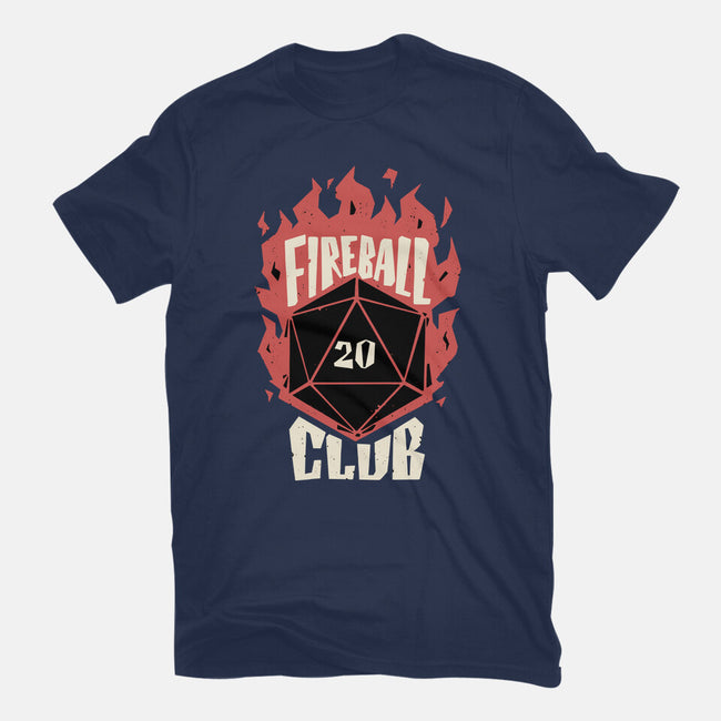 Fireball Club-womens basic tee-The Inked Smith