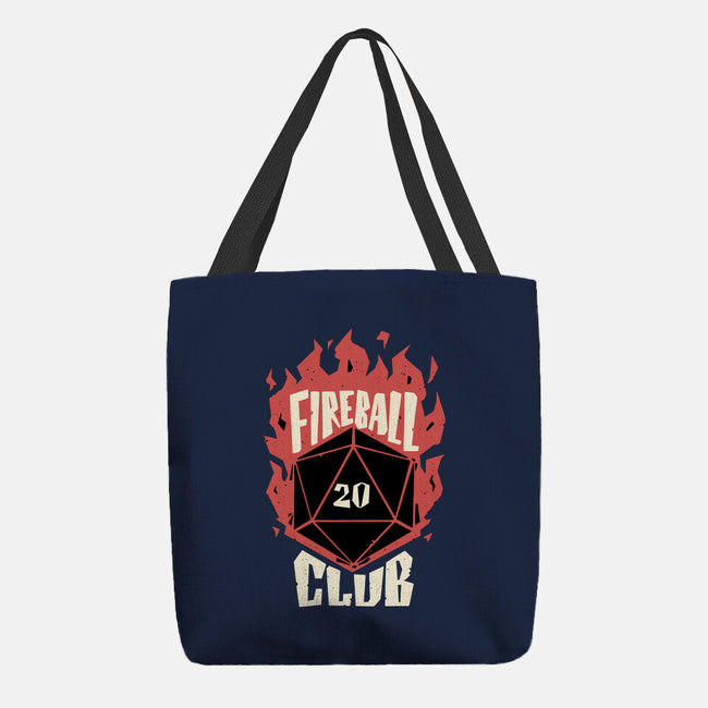 Fireball Club-none basic tote bag-The Inked Smith