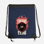 Fireball Club-none drawstring bag-The Inked Smith